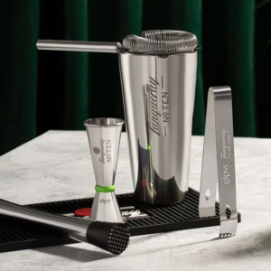 KIT HOME BAR GIPSY COM GARRAFA GIN TANQUERAY TEN 750ML - WOOZEN